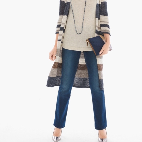 Chico’s So Lifting Straight Leg Jeans sz .5 (6) NWT - Picture 3 of 6